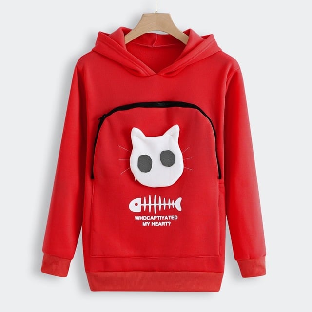 Cat Lovers Hoodie with Cozy Pocket