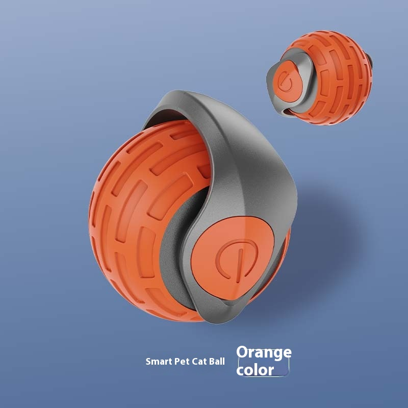 USB Rechargeable Smart Rolling Cat Toy