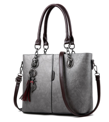 Women's Fashion Crossbody Handbag with Cat Pendant