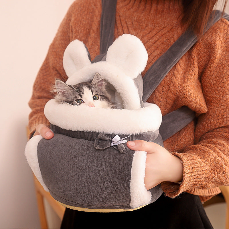 Cute Soft Cat Backpack