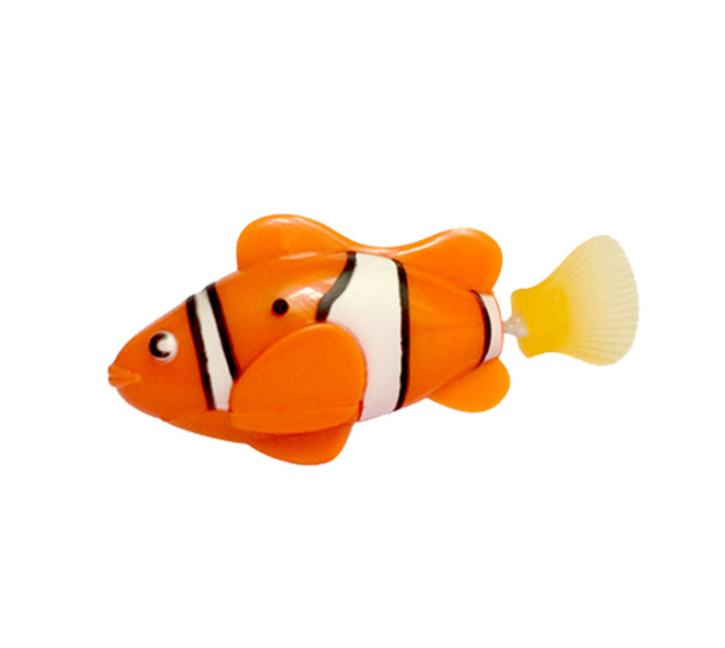 Electric Flash Swimming Fish Sphynx Cat Bath Toy
