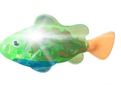 Electric Flash Swimming Fish Sphynx Cat Bath Toy