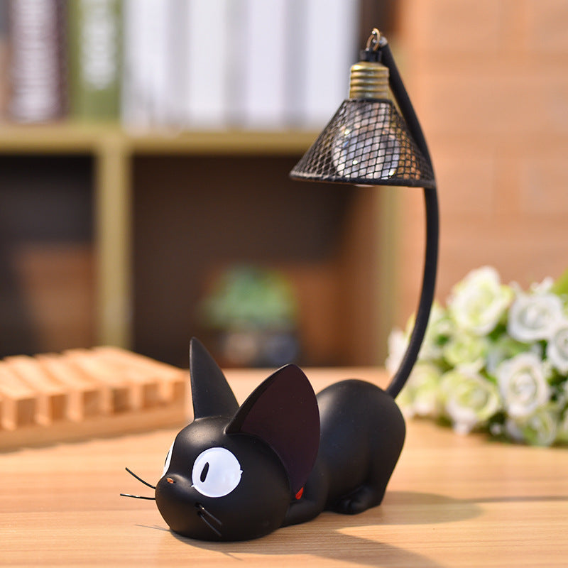 Japanese Anime Gigi Cat Night Light Resin Figurine