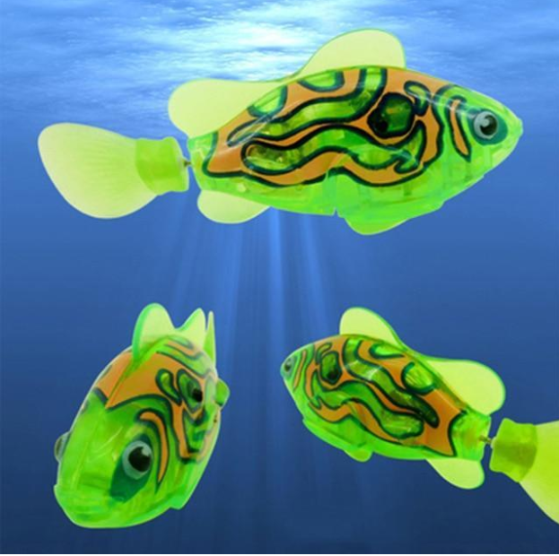 Electric Flash Swimming Fish Sphynx Cat Bath Toy