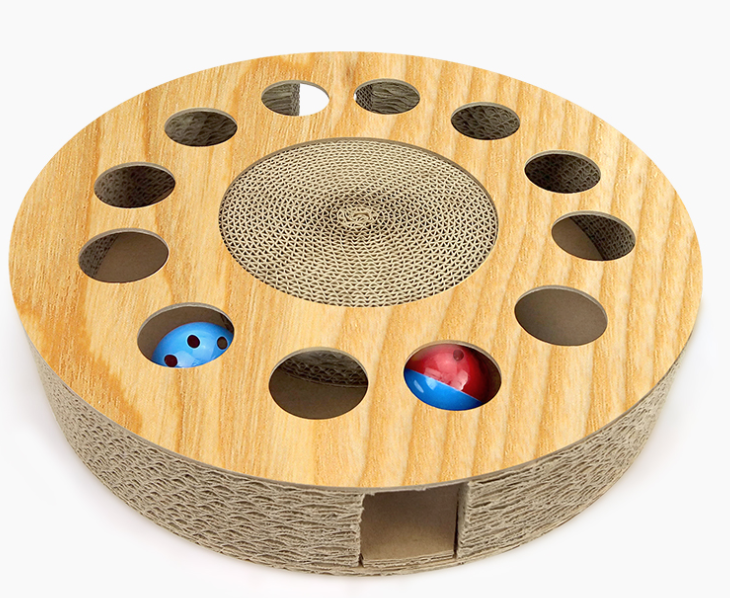Corrugated Paper Turntable Cat Toy