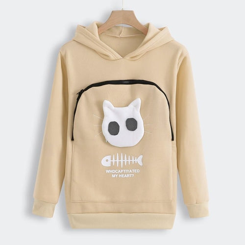 Cat Lovers Hoodie with Cozy Pocket