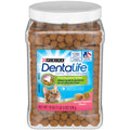 DentaLife Purina Made in USA Facilities Cat Dental Treats Savory Salmon Flavor - 19 oz. Canister