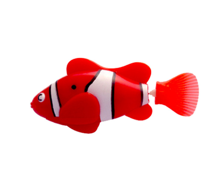 Electric Flash Swimming Fish Sphynx Cat Bath Toy