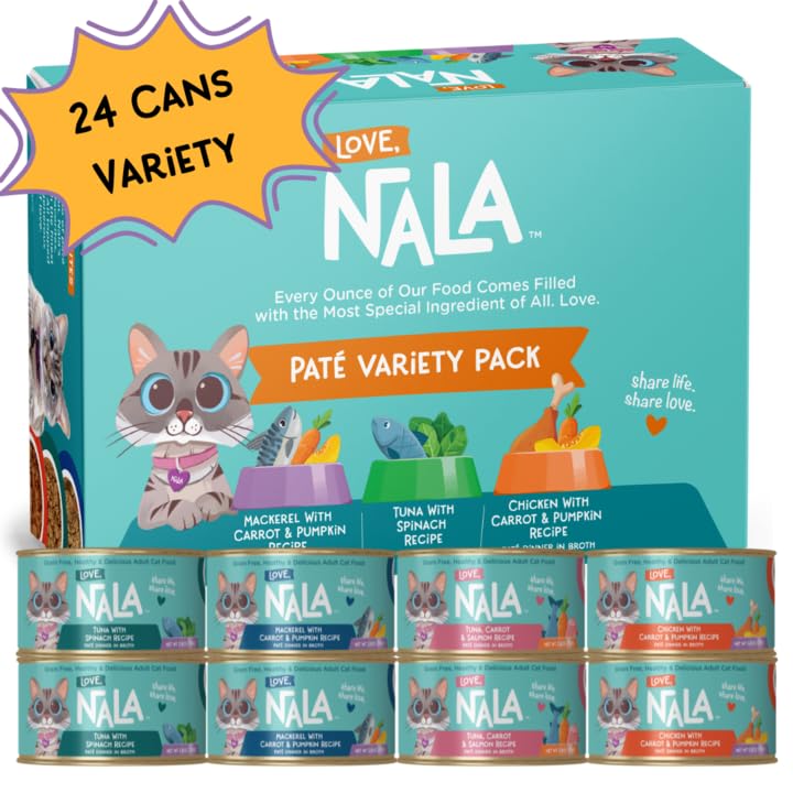 Nala LoveBlend Wet Cat Food Pate - Grain-Free Variety Pack