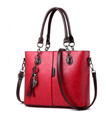 Women's Fashion Crossbody Handbag with Cat Pendant