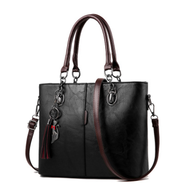 Women's Fashion Crossbody Handbag with Cat Pendant