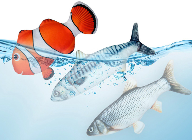 Dancing Fish Toy - Electric Moving Cat Toy (rechargeable)