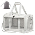 Cat Carrier Soft-Sided Large Up to 16 Lbs Airline-Approved Collapsible and Ventilated