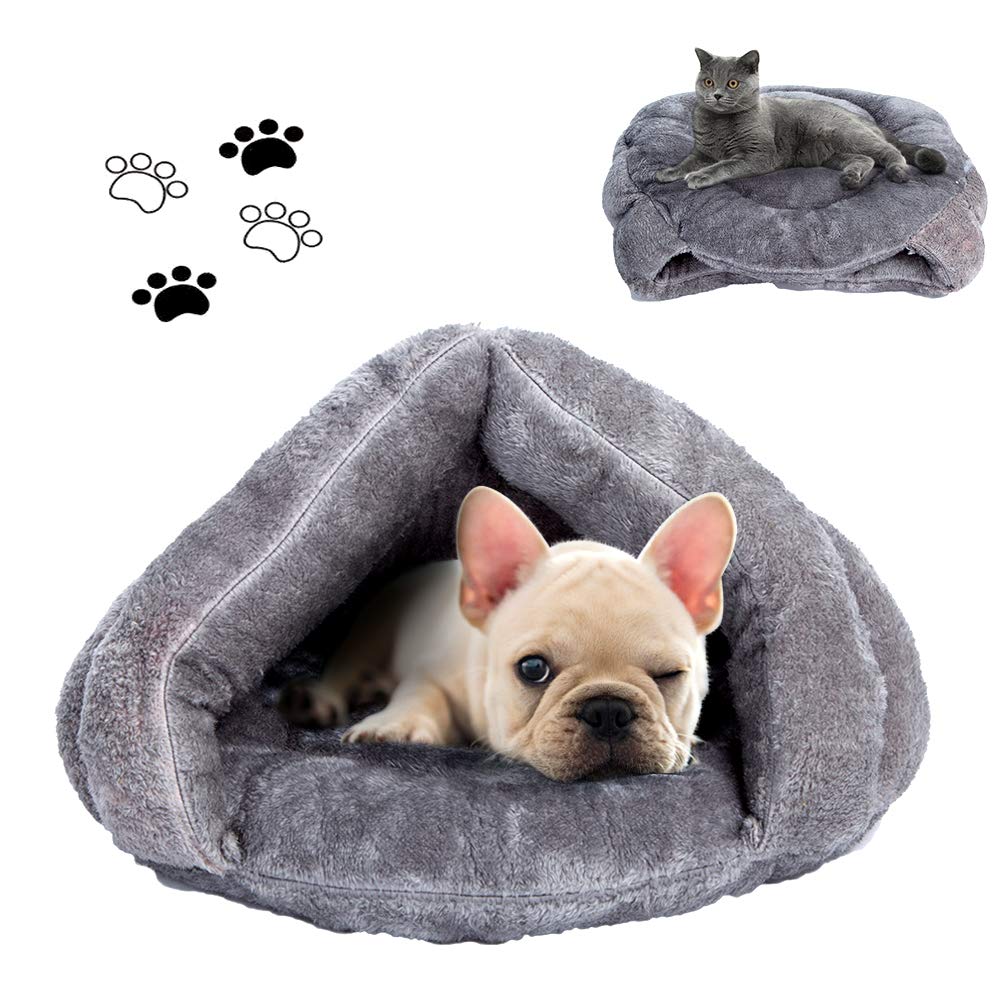 VeMee Cat Bed Cat Sleeping Bag  (Grey)