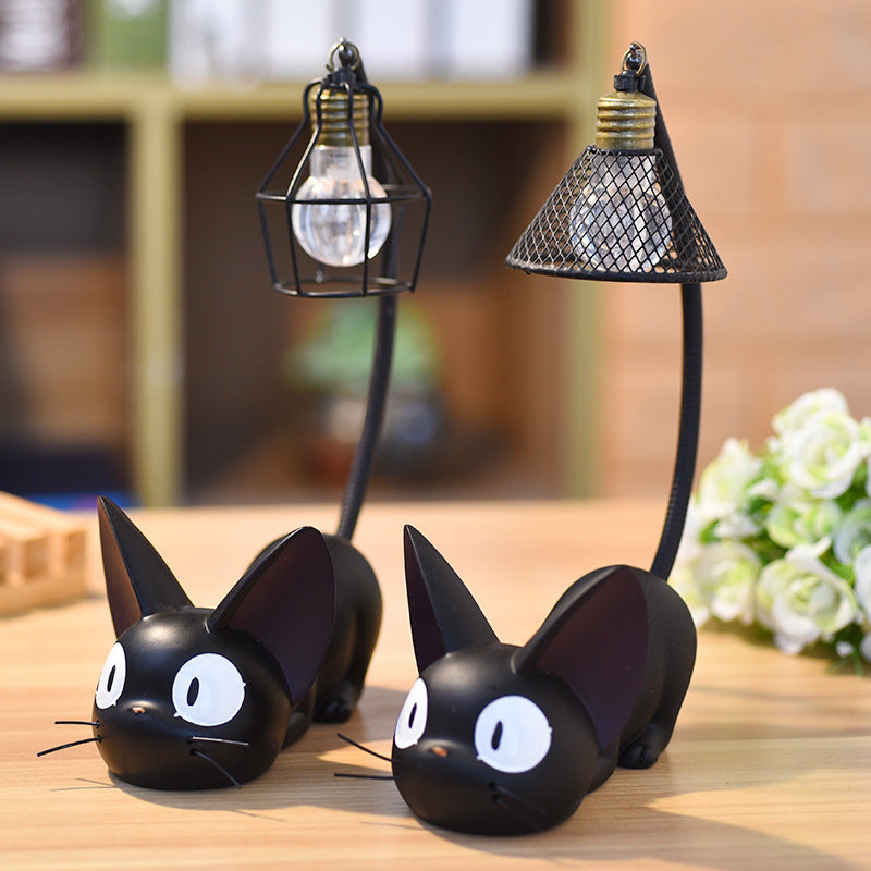 Japanese Anime Gigi Cat Night Light Resin Figurine