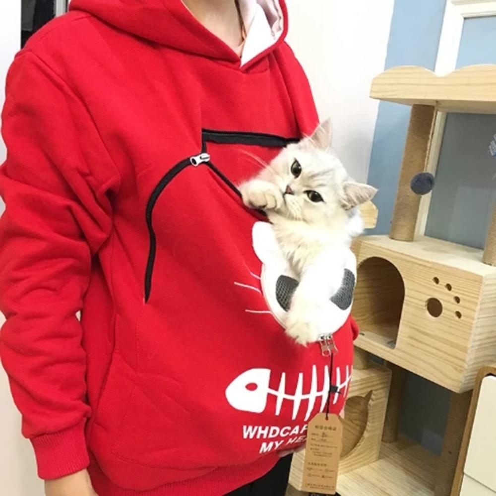 Cat Lovers Hoodie with Cozy Pocket