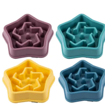 Pet Cat Slow Feeder Food Bowl