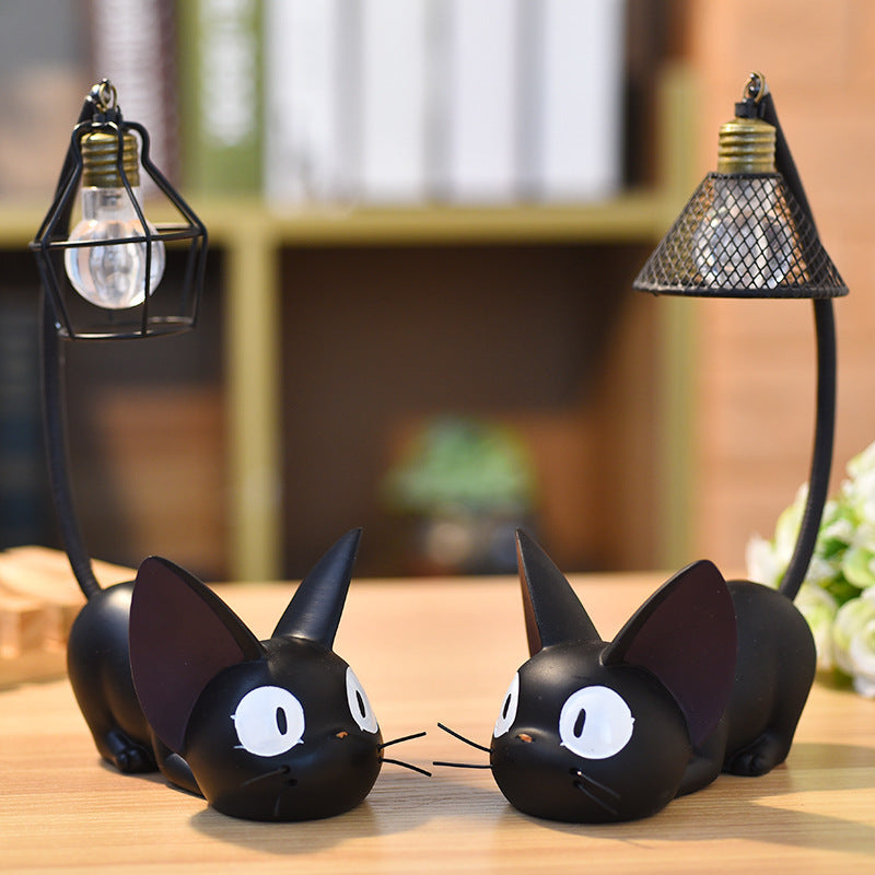 Japanese Anime Gigi Cat Night Light Resin Figurine
