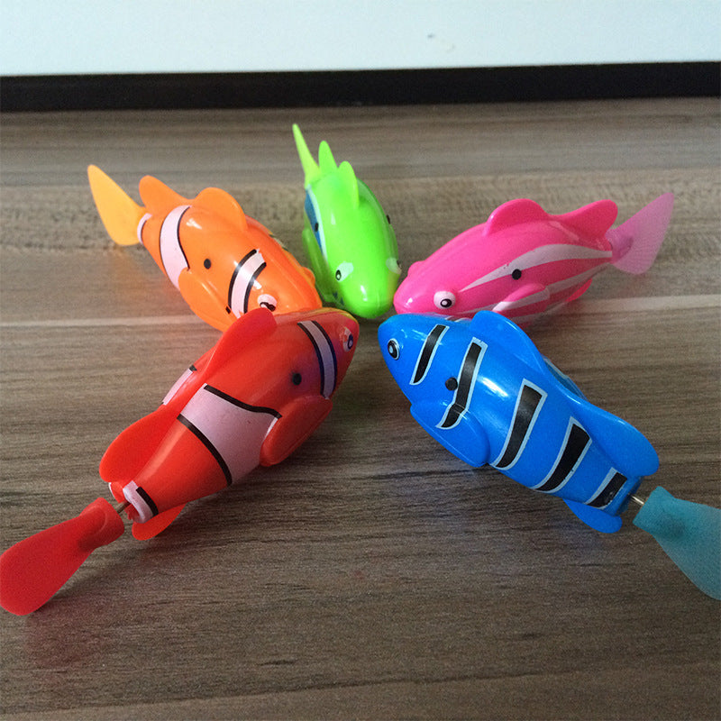 Electric Flash Swimming Fish Sphynx Cat Bath Toy