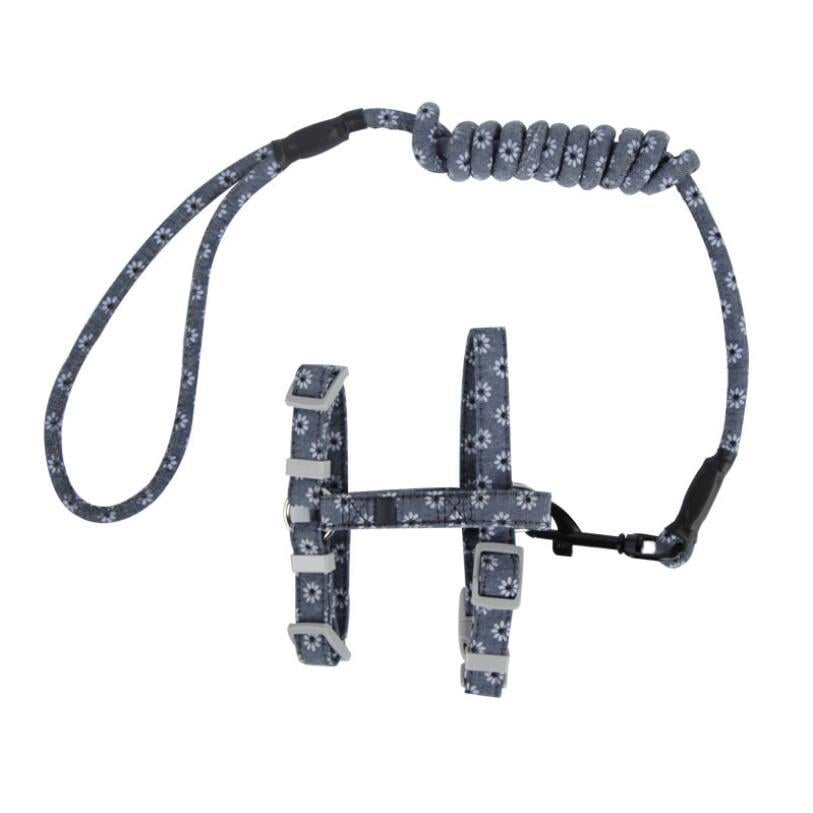Simple Cat Leash with Anti-Stroke Pet Print Design