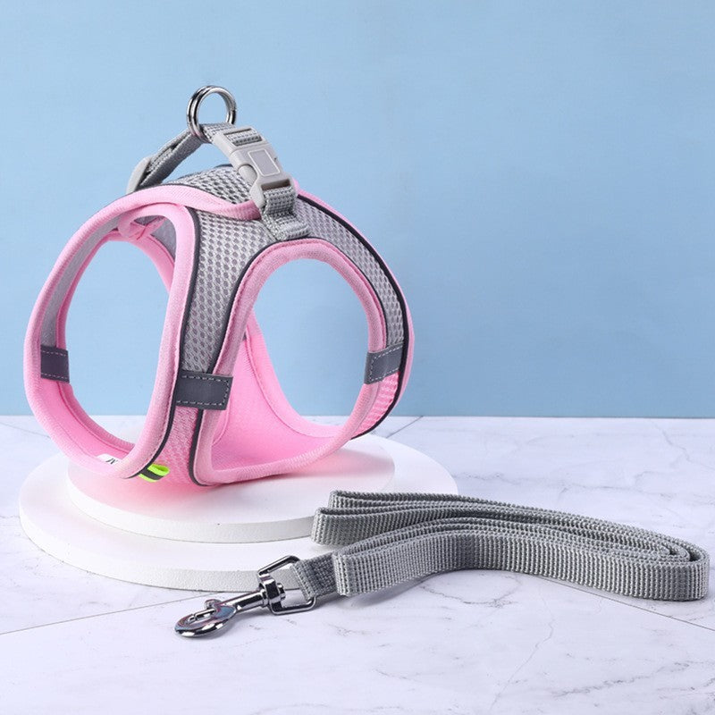 Cat Harness with Pulling Rope Leash