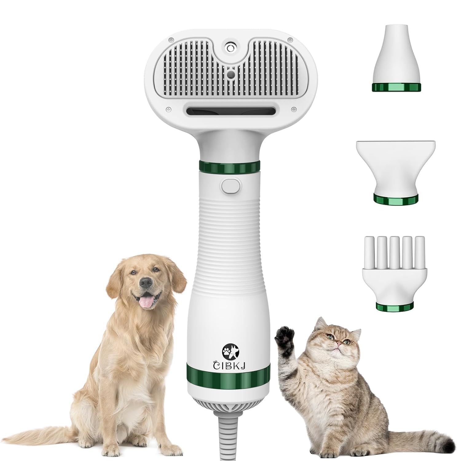 Cat Hair Dryer Cat Brush with Steam Cat Brush with Drying Function Cat Steam Brushes for Indoor Cats Furminator for Cats Steam Grooming