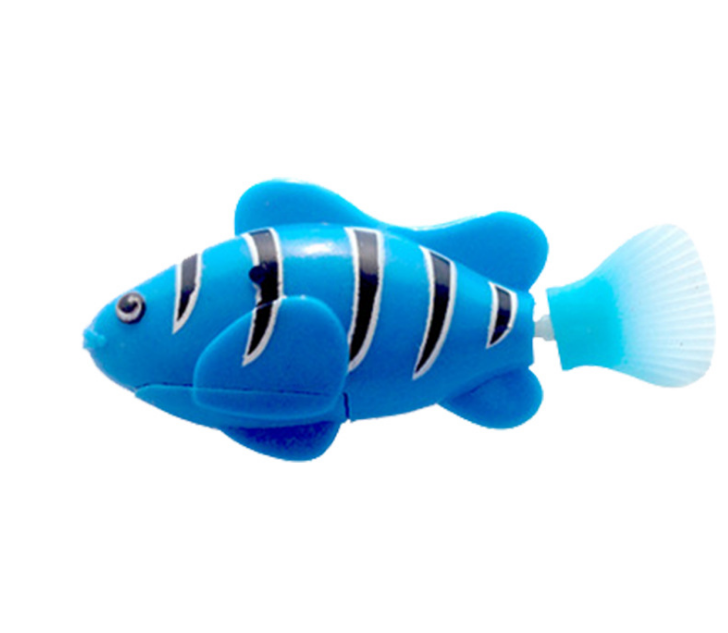 Electric Flash Swimming Fish Sphynx Cat Bath Toy