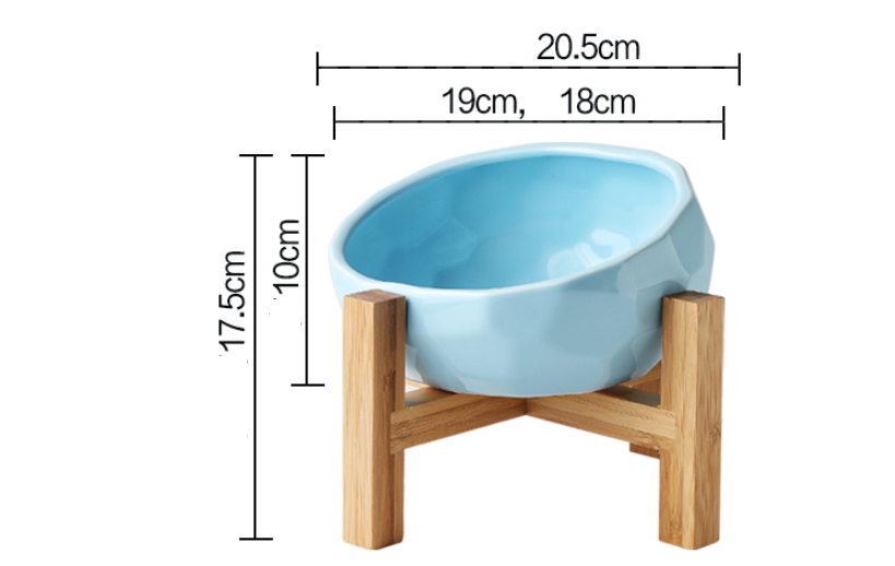Ceramic Cat Bowl Set for Cats