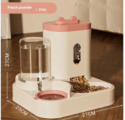 Automatic Pet Feeder Cat Bowl Supplies Water Dispenser