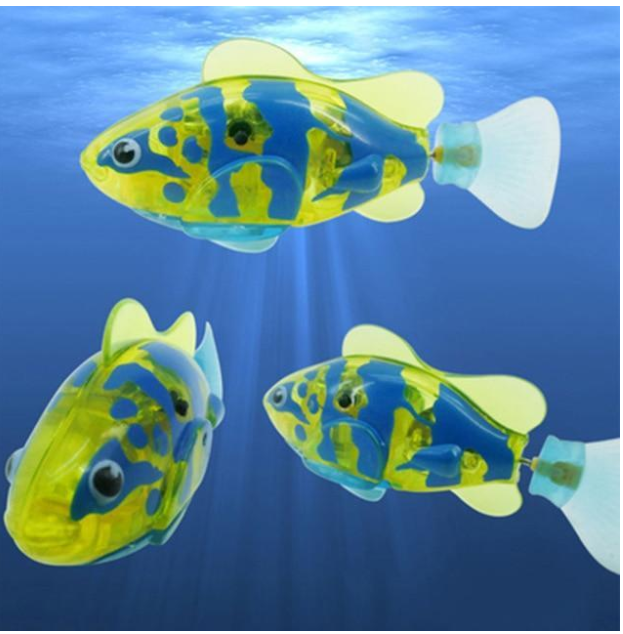 Electric Flash Swimming Fish Sphynx Cat Bath Toy