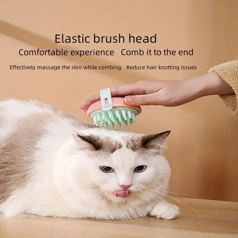 Silicone Pet Shampoo Brush Cat Grooming