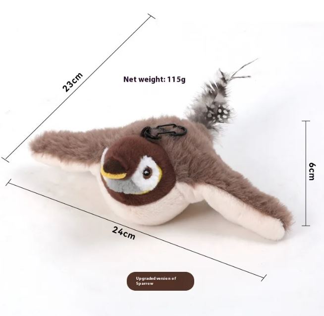 Flapping Bird Cat  Toy XL