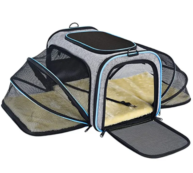 Foldable Soft-Sided Cat Carrier Bag