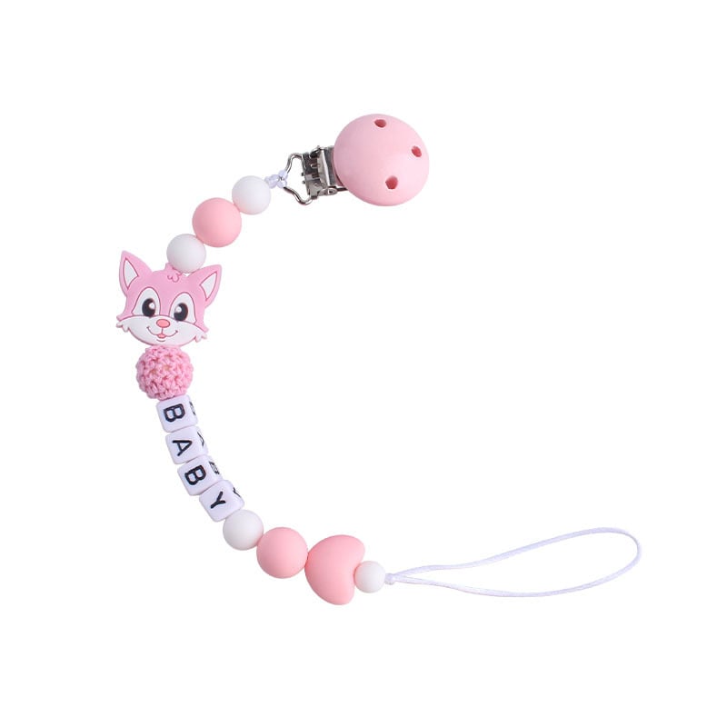 Silicone Pacifier Clip Chain