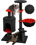Aechonow Gothic Cat Tree with Coffin Bed 41.2