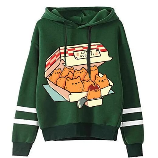 Cat Digital Printing Hoodie
