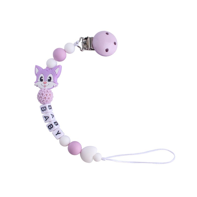 Silicone Pacifier Clip Chain