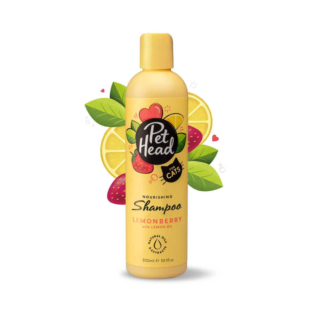 Pet Head Felin Good Cat Shampoo | Fruity Scent | Nourishing & Deodorizing | Vegan | Lick-Safe | 10.1 fl. oz.