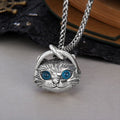 Personalized Cat Pendant Hip Hop Punk Necklace