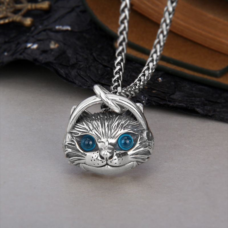 Personalized Cat Pendant Hip Hop Punk Necklace