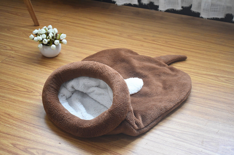 Cozy Sleeping Bag with Bunny Ears and Tail