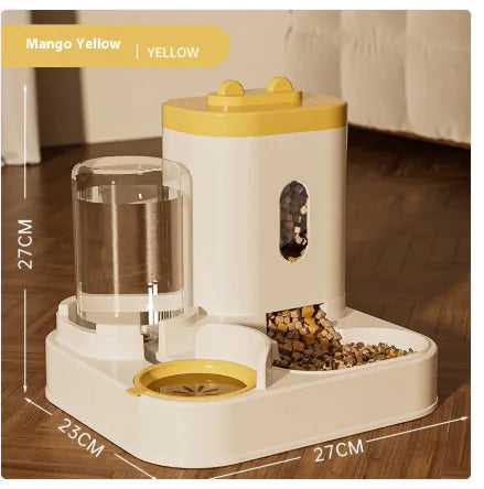 Automatic Pet Feeder Cat Bowl Supplies Water Dispenser
